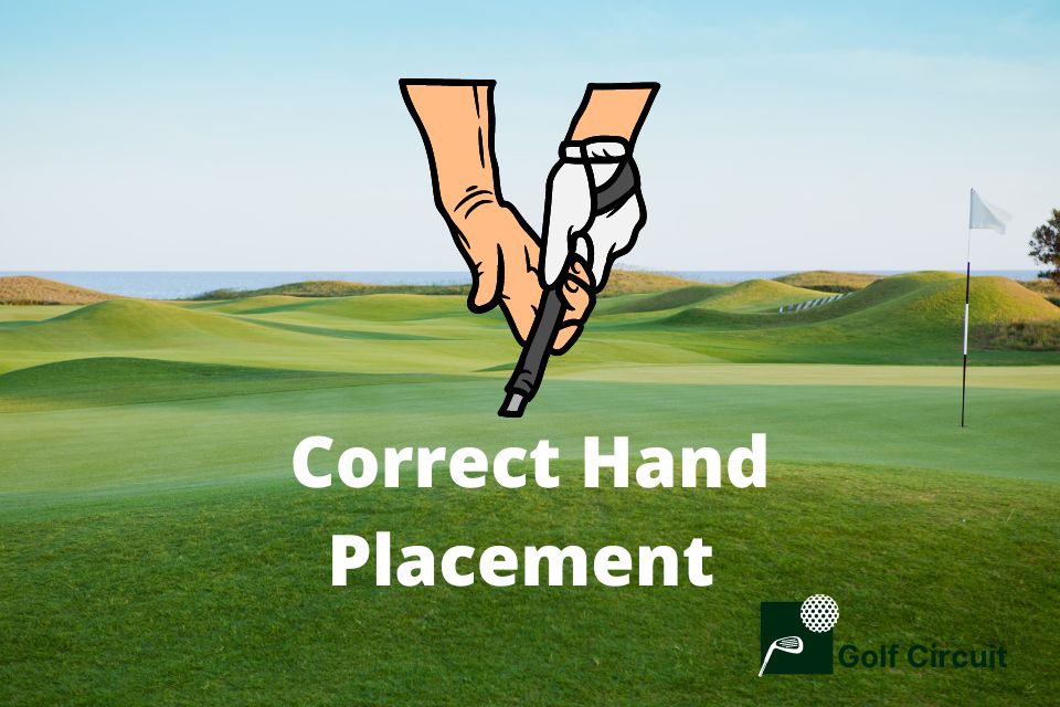 Correct hand placement graphic