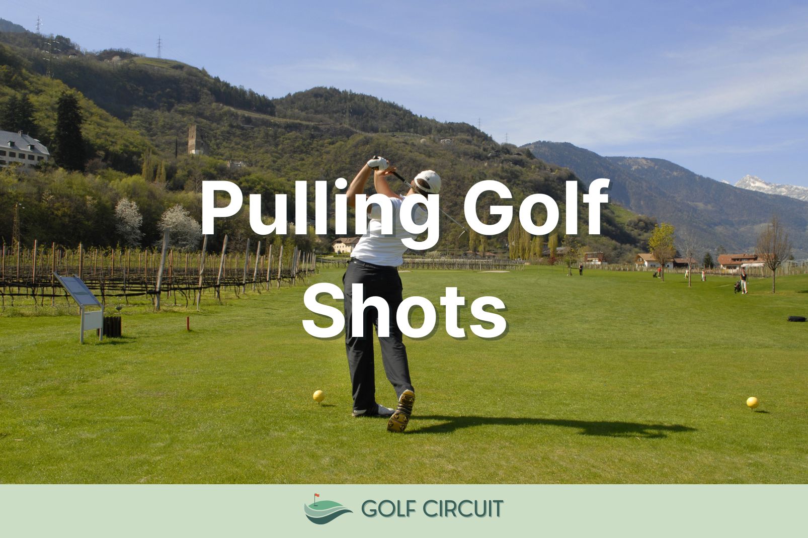 pulling golf shots