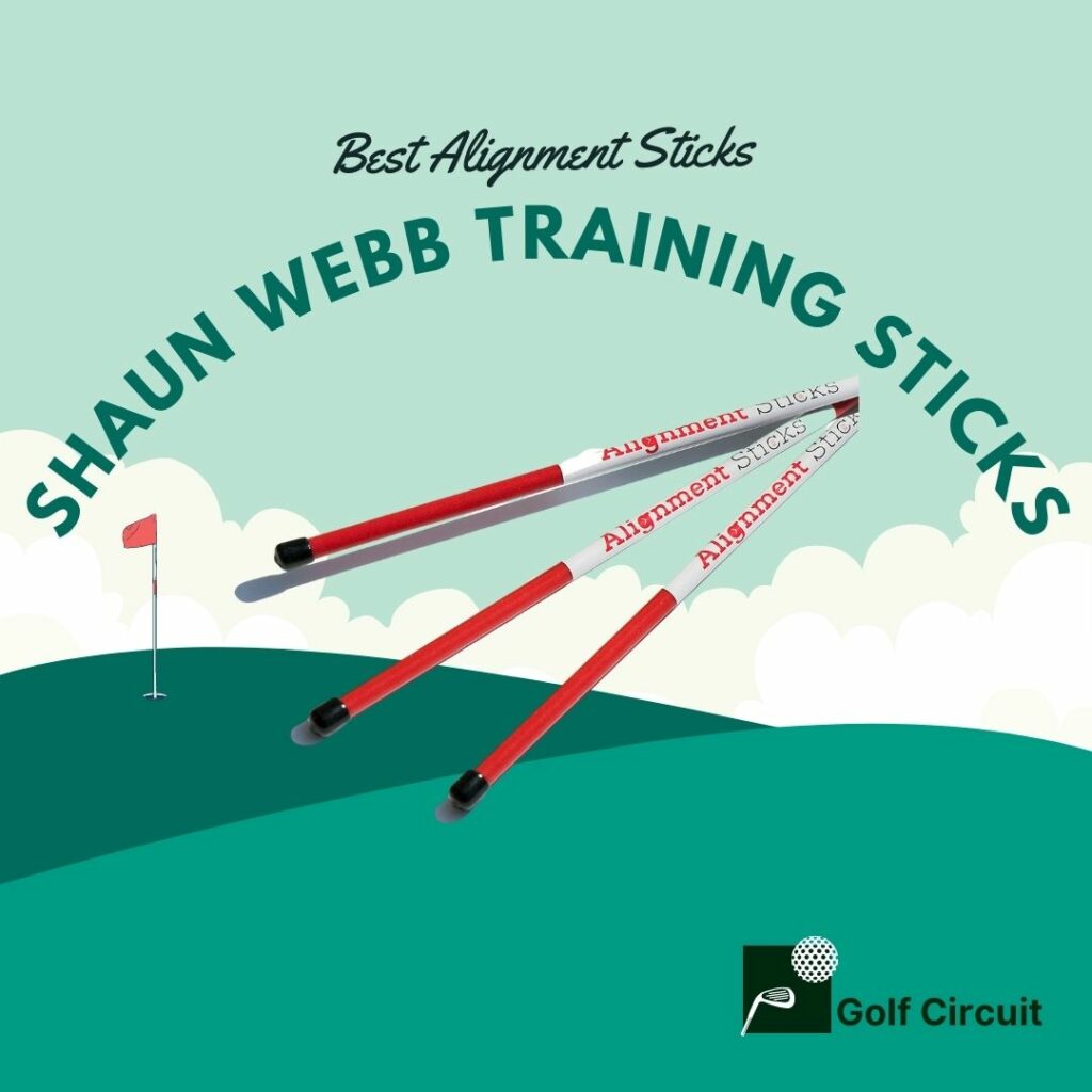 Shaun Webb best golf alignment sticks