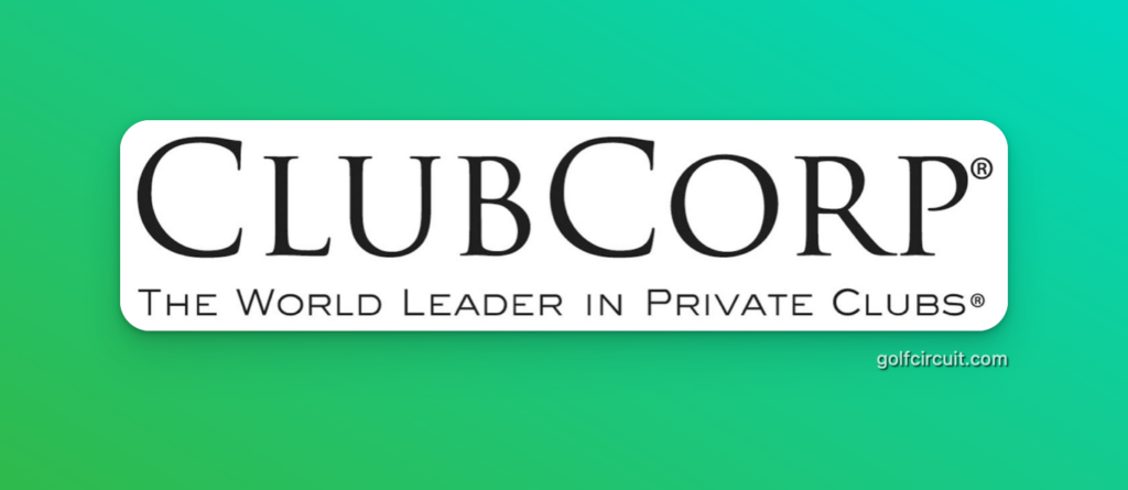 clubcorp logo on green background