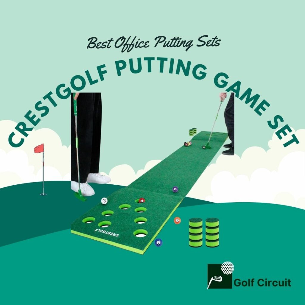 crest golf putting game set