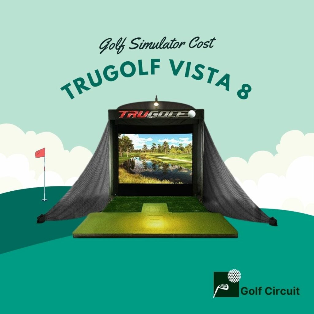 trugolf vista 8 golf simulator cost