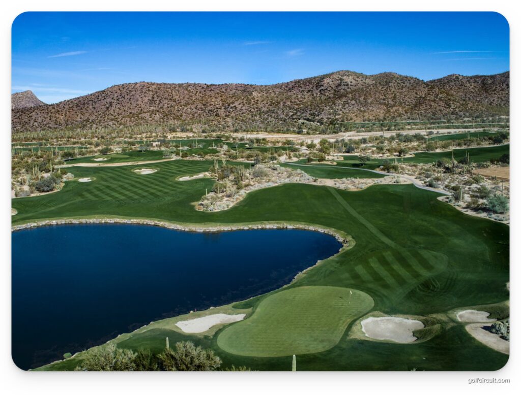 The beauty at the golf club at dove mountain in arizona