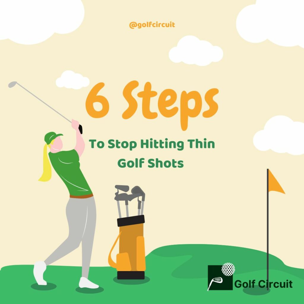 thinning golf shot