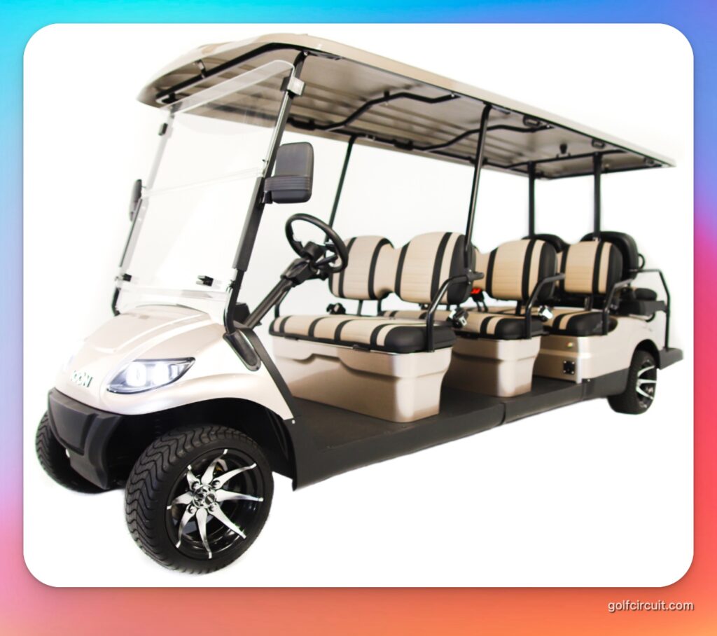 icon i80 8 seat golf cart
