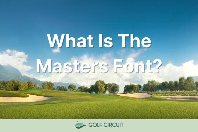Augusta: What Is The Masters Font? 