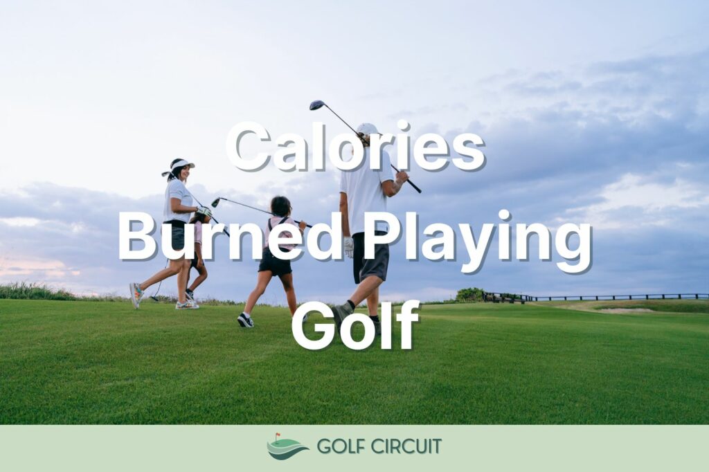 calories burned playing golf