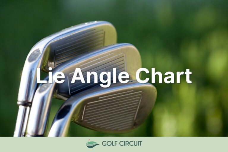 Golf Club Lie Angle Chart (Based on Height)