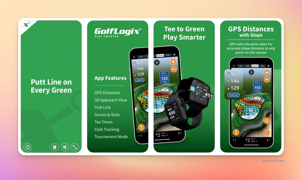 golflogix app for phone and apple watch
