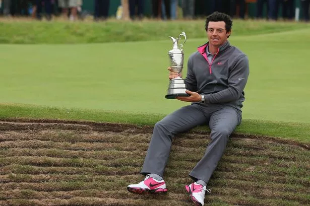 Rory McIlroy at the 2014 Open Championship in Hoylake