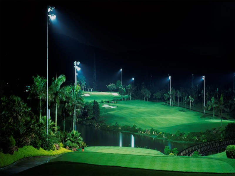Stadium Lit Night Golf Course